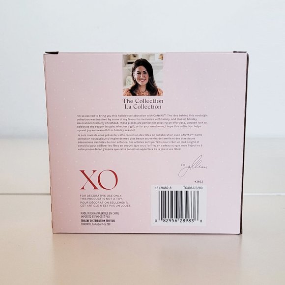 Jillian Harris X CANVAS Christmas Car Ride Glass Ornament NEW - Picture 4 of 11